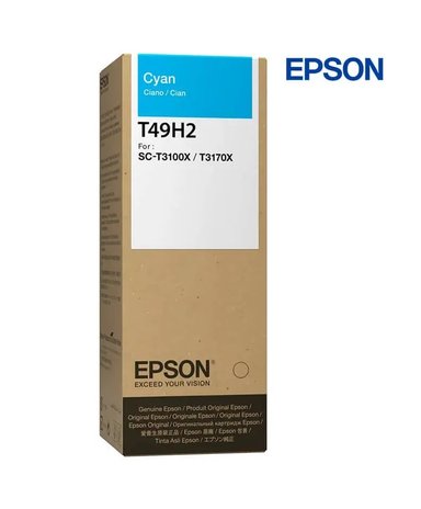 BOTELLA DE TINTA EPSON T49H200 DE 140ML SC-T3100X-CYAN