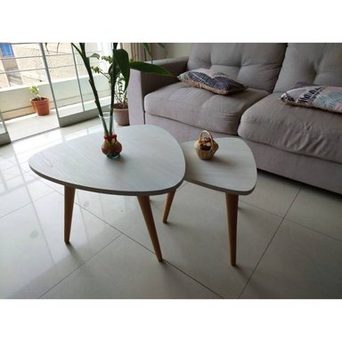 MESAS DE CENTRO FIMA HOGAR MODERNO ESTILO NIDO NIEBLA