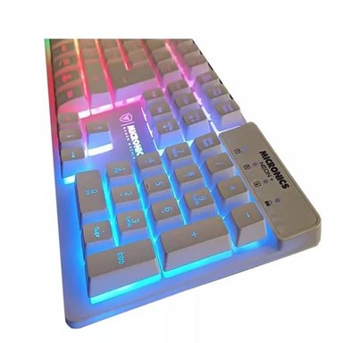 TECLADO MICRONICS NEON MIC 709W WHITE - 4