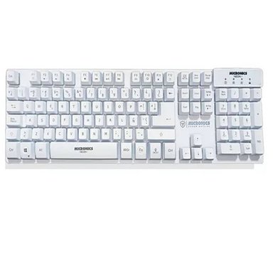 TECLADO MICRONICS NEON MIC 709W WHITE - 6