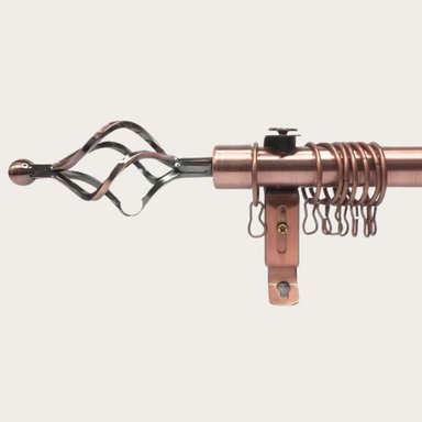 TUBO GRADUABLE DE CORTINA EXTENDIBLE DE 1.10 A 2 MTS - BRONCE - 3