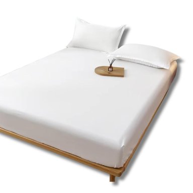 PROTECTOR DE COLCHÓN ANTIFLUÍDO 2 PLAZAS CON CIERRE - BLANCO