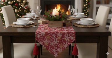 CAMINO DE MESA NAVIDEÑO  FROZEN CHRISTMAS