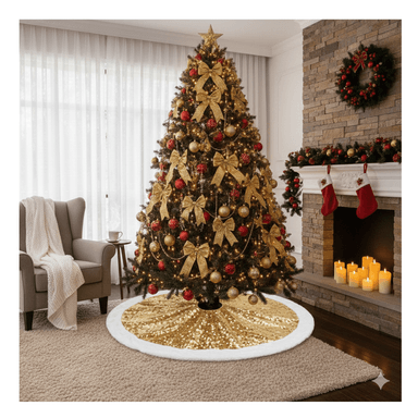 PISO DE ARBOL LENTEJUELA DORADA