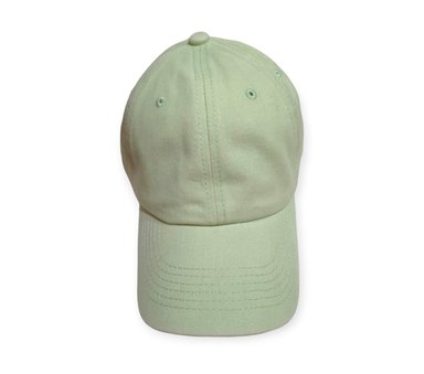 GORRA ALGODÓN VINTAGE VERDE CLARO PRELAVADO UNISEX CORREA AJUSTABLE