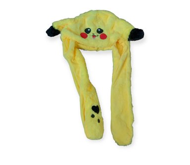 GORROS DE PELUCHE CON OREJAS MOVIBLES Y LUCES-PARA MAS DE 5 AÑOS DE EDAD