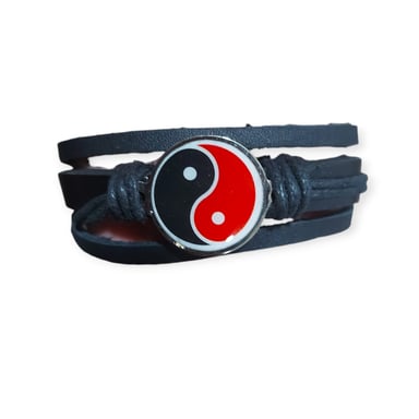 PULSERA DE CUERO AJUSTABLE – ESTILO MODERNO Y ELEGANTE - 1
