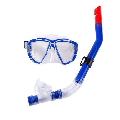 SET BUCEO MÁSCARA Y SNORKEL AZUL