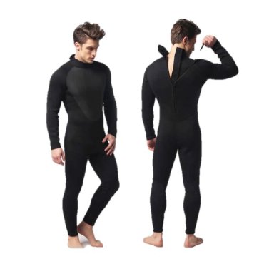 TRAJE BAÑO NATACIÓN WETSUIT XXL NEOPRENO 3MM NEGRO CIERRE ESPALDA