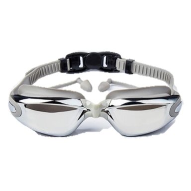 LENTES NATACIÓN FEIKE GRIS CON PROTECCIÓN UV