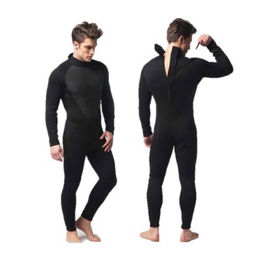 TRAJE BAÑO NATACIÓN FEIKE WETSUIT M NEOPRENO 3MM NEGRO CIERRE ESPALDA