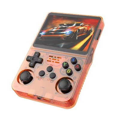 CONSOLA R36S VIDEOJUEGOS PORTATIL RETRO 128GB NARANJA - 2