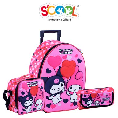 MALETA SCOOL GRANDE RANGER MY MELODY NIÑA 804445