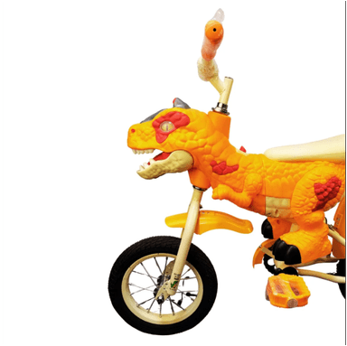 BICICLETA BLUETOOTH CON PEDAL Y CADENA, LUCES, MUSICA KODI DINO BICICLETA VERDE - 2