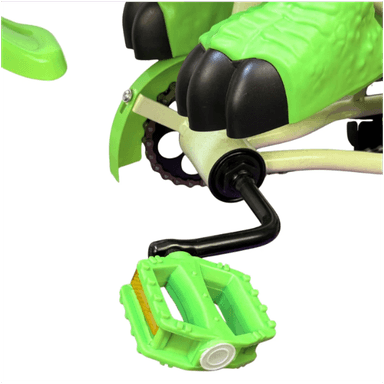 BICICLETA BLUETOOTH CON PEDAL Y CADENA, LUCES, MUSICA KODI DINO BICICLETA VERDE - 4
