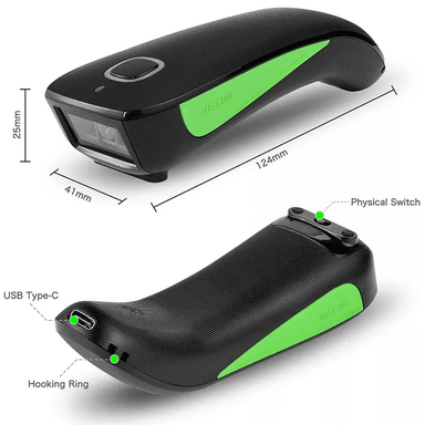 LECTOR NETUM INALAMBRICO CODIGO BARRAS DNI CELULAR TABLET LAPTOP PC - 5