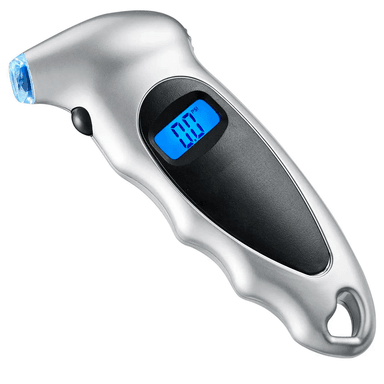 MEDIDOR DE PRESIÓN DIGITAL GRIS NEUMÁTICOS AUTO CAMIONETAS