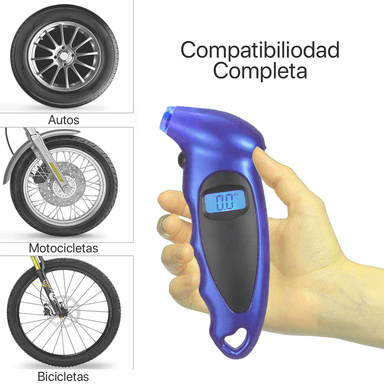 MEDIDOR DE PRESIÓN DIGITAL AZUL MATE AUTO CAMIONETAS - 4