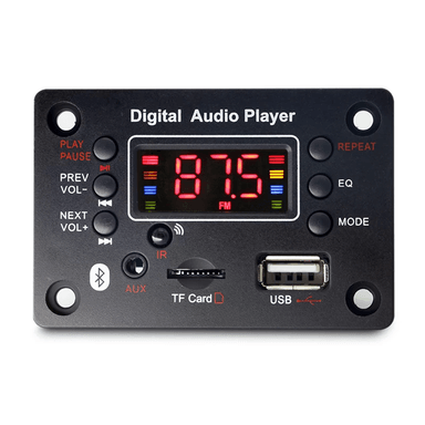 PANEL CUADRADO AUDIO BT FM MP3 AUX REALTEC