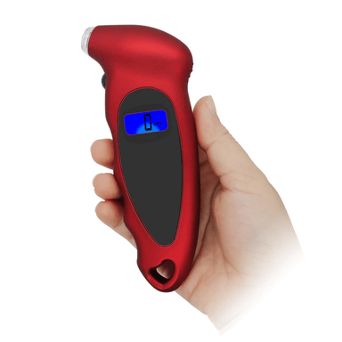 MEDIDOR DE PRESIÓN DIGITAL ROJO NEUMÁTICOS AUTO CAMIONETAS