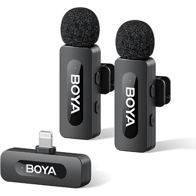 BOYA BY-V2 V2 MICRÓFONO INALÁMBRICO LIGHTNING GRABACIONES PROFESIONAL