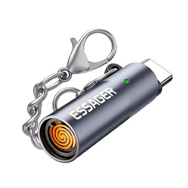 MINI ENCENDEDOR ELÉCTRICO  ESSAGER TIPO C PARA CELULAR  FÁCIL TRANSPORTE