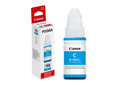 TINTA CANON GI-190 CIAN ORIGINAL - 1