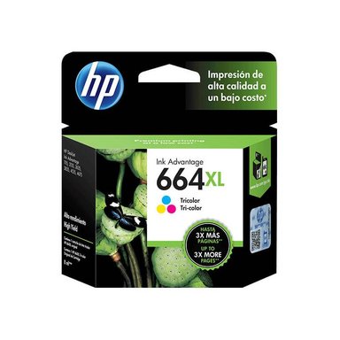 CARTUCHO HP F6V30AL MULTICOLOR 664XL ORIGINAL