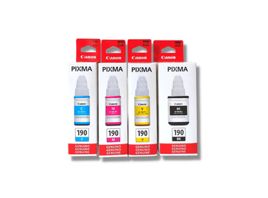 TINTAS CANON GI-190 MULTICOLOR PACK ORIGINALES