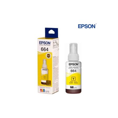 TINTA EPSON T664420 AMARILLO BOTELLA ORIGINAL - 1