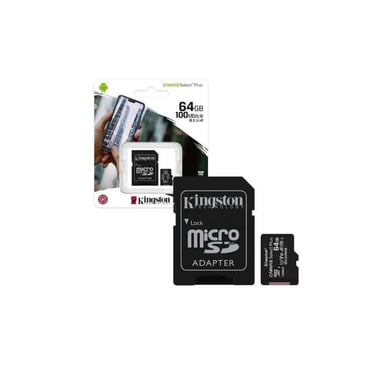 MEMORIA 64GB MICRO SD KINGSTON CANVAS - 1