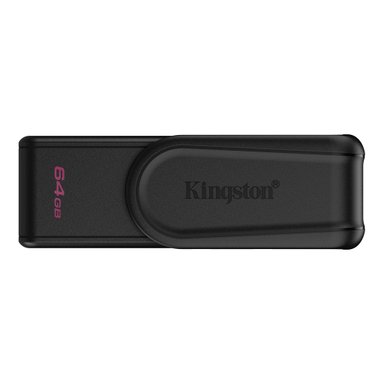 MEMORIA USB KINGSTON DATATRAVELER EXODIA S 64GB USB 3.2 NEGRO DTXS/64GB - 3