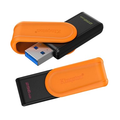 MEMORIA USB 256GB KINGSTON DATATRAVELER EXODIA S USB 3.2 GEN 1 NARANJA DTXS/256GB - 2