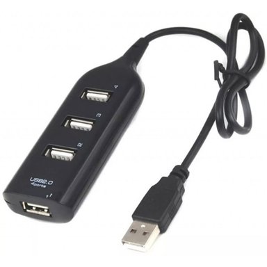 HUB USB 4 PUERTOS IBLUE 2.0 NEGRO 52054-BK MULTIPUERTO USB - 3