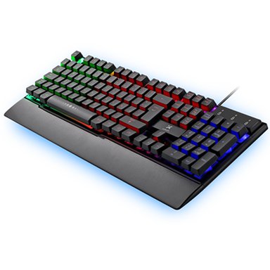 TECLADO GAMING XTECH USB LUZ LED XTK-510S NEGRO - 1