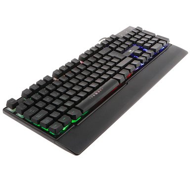 TECLADO GAMING XTECH USB LUZ LED XTK-510S NEGRO - 3