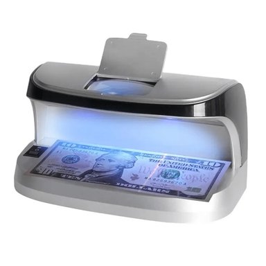 DETECTOR DE BILLETES FALSOS CON LUPA - 1