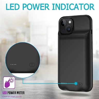 CASE CON BATERÍA PARA IPHONE 15 6.1 PULGADAS - 2