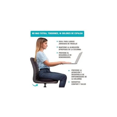 COJÍN COXIS GEL TIPO DONA MEMORY FOAM - 3