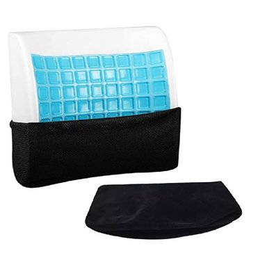 COJÍN BLANCO LUMBAR DE GEL.