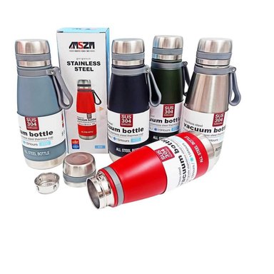 BOTELLA TÉRMICA DE ACERO INOXIDABLE DE 600 ML