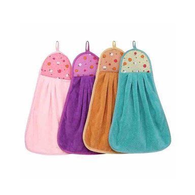 SET DE 4 TOALLA DE MANO (COLORES VARIADOS)