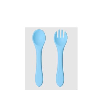 SET DE CUBIERTOS DE SILICONA PARA NIÑO