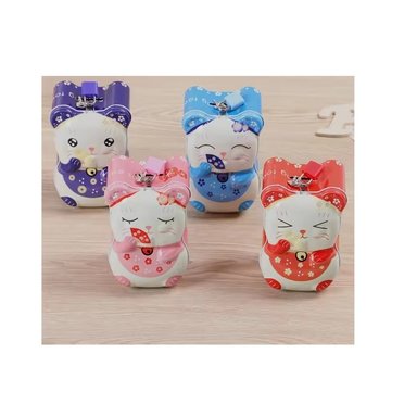 ALCANCÍA EN FORMA DE GATO