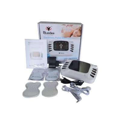 MASAJEADOR ELECTRO ESTIMULADOR MUSCULAR 4 PARCHES