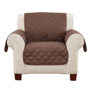 COBERTOR MARRÓN DE SOFÁ PARA MASCOTAS REVERSIBLE