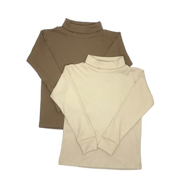 CAFARENA ALGODÓN PIMA NIÑO MARRÓN PACK 2