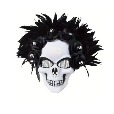 MÁSCARA MUJER MULTICOLOR REY CALAVERA
