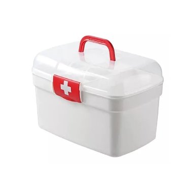 CAJA ALMACENAMIENTO TRANSPARENTE BOTIQUÍN