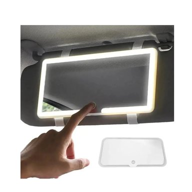 ESPEJO CON LUZ LED PARA CARRO